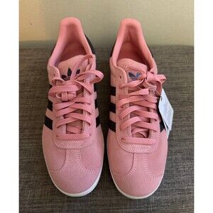NWT Men’s ADIDAS Originals Gazelle Glow Pink/Black/White Shoes Size 8 1/2 *Read*